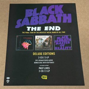 BLACK SABBATH - THE END - Music Print Promo Ad - 2016